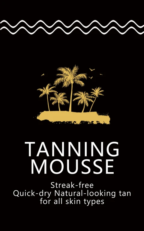 Tanning Mousse packaging