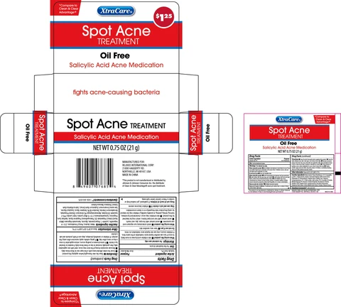 Spot Acne Treatment Oil Free 0.75oz packaging