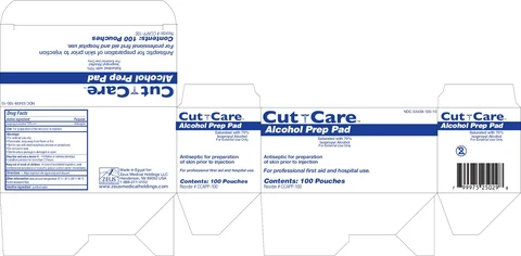 Cut Care Alcohol Prep Pad 포장