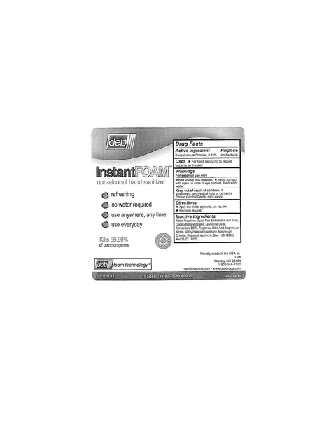 InstantFOAM non-alcohol hand sanitizer / Safe-T-Fresh Alcohol Free Hand Sanitizer / Drummond Aero Instant / United Labs Instant Foam 포장