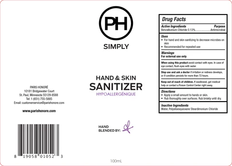 Aplaus Hand and Skin Sanitizer 포장