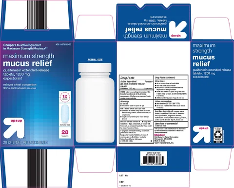 Up and Up mucus relief 포장