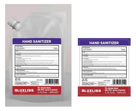 HAND SANITIZER 포장