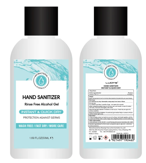 LUOYS Hand Sanitizer packaging