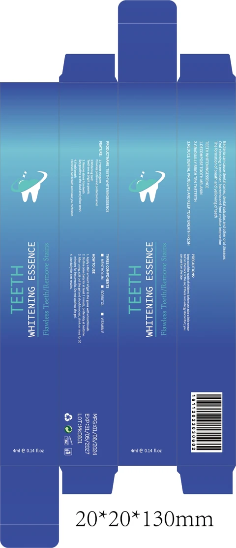 TEETH WHITENINGESSENCE 포장