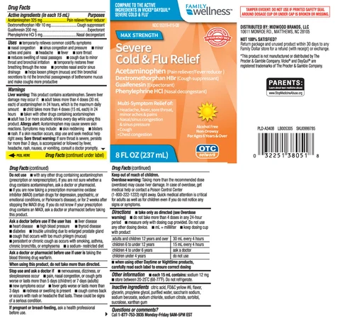 Severe Cold and Flu ReliefDaytime 포장