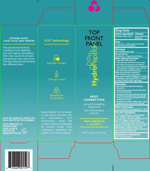 Spot Correction packaging