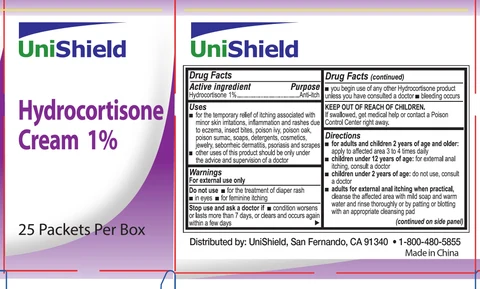 Unishield 1% 포장