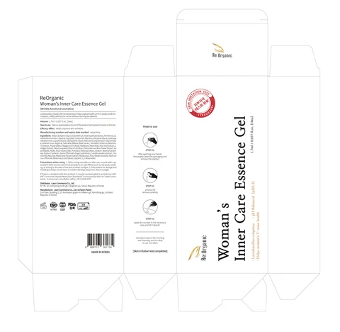 ReOrganic Womans Inner Care Essence Gel 포장