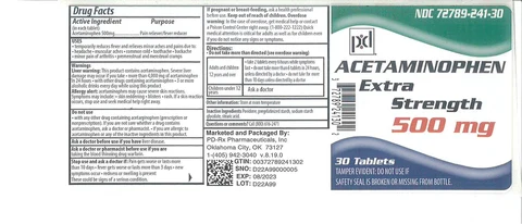 Acetaminophen 포장