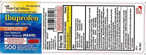 600R-Timely-Ibuprofen Caplet-500s-Label