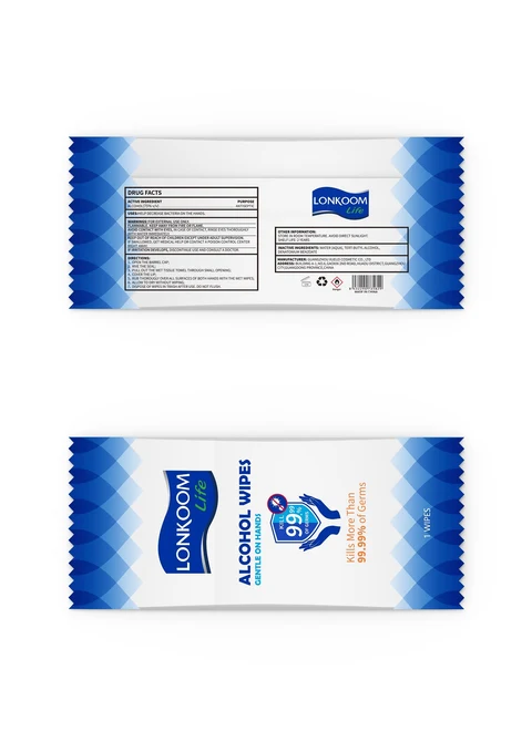 ALCOHOL WIPES 포장