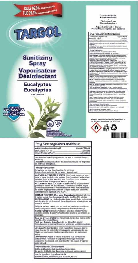 TARGOL Sanitizing Eucalyptus 포장