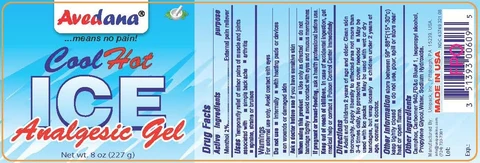 Avedana Cool Hot Ice 포장
