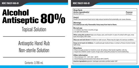 Liquid Hand Sanitizer packaging