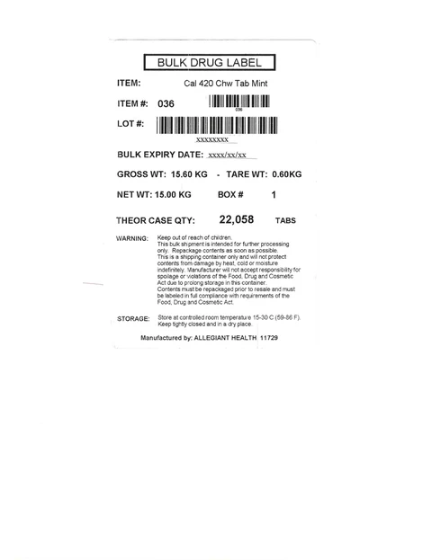 Calcium Carbonate 포장
