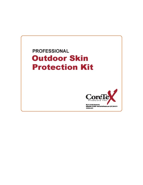 CoreTex Professional Outdoor Skin Protection Wallet Refill 포장