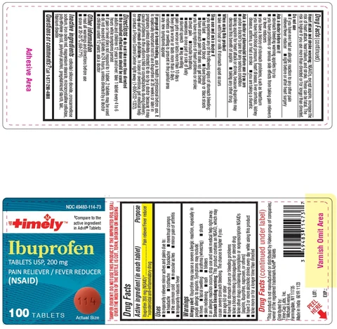 601R-Timely-Ibuprofen Tablets-100s-Label
