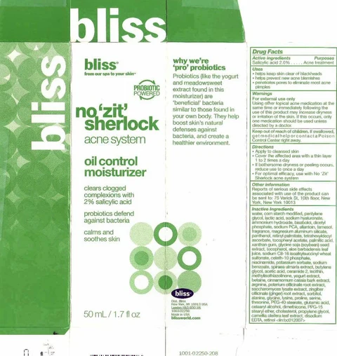 no zit sherlock acneoil control 포장