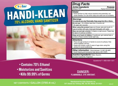 Hand Sanitizer 포장