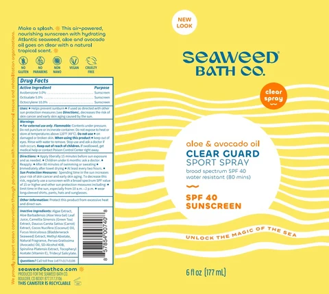 SEAWEED BATH CO SPF 40 SPORT 포장