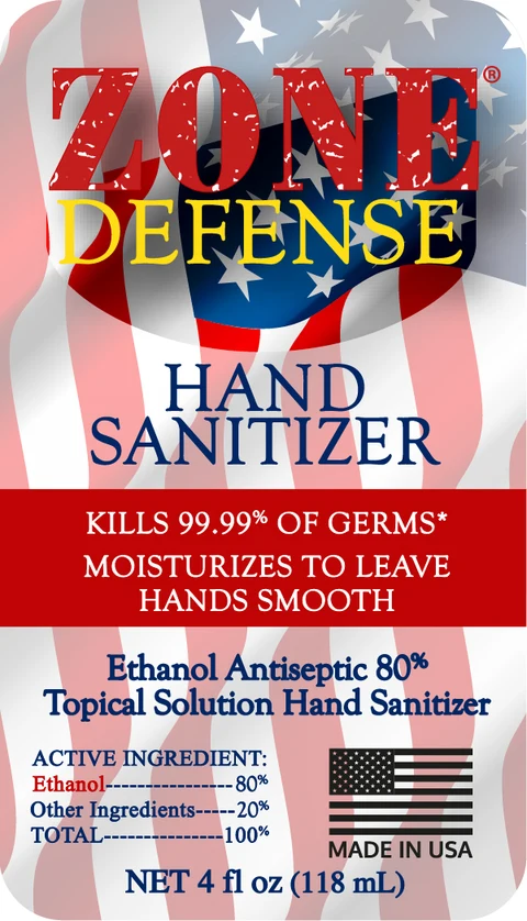 Zone Defense Hand Sanitizer 포장
