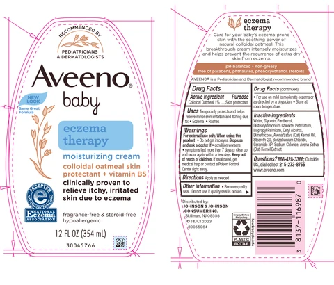 Aveeno Baby Eczema Therapy Moisturizing 포장