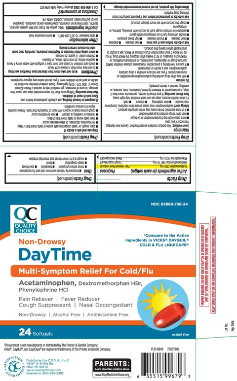Cold and FluDaytime 포장