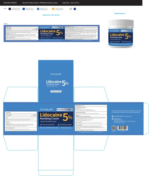 Lidocaine Numbing Cream packaging
