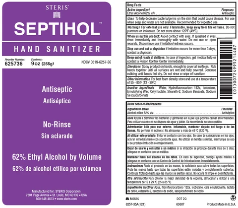Septihol Hand Sanitizer 포장