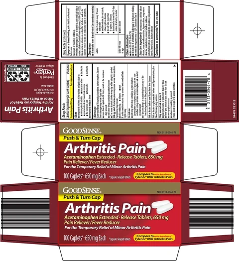 good sense pain reliefarthritis pain packaging