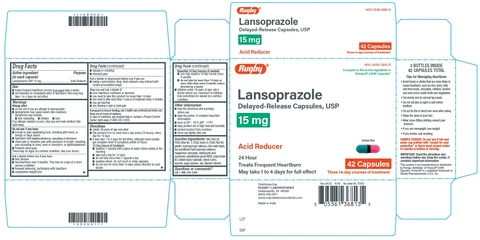 Lansoprazole packaging