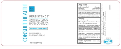 Consult Health Persistence Hand Sanitizer 포장