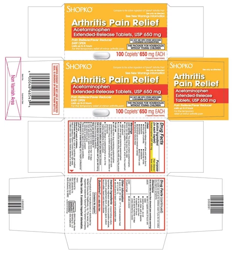 Acetaminophen packaging