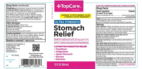 TopCare Stomach Relief Ultra Strength packaging