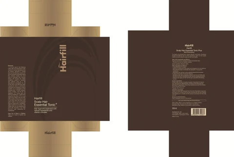 HAIRFILL SCALP HAIR ESSENTIAL TONIC PLUS packaging
