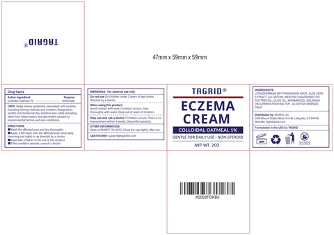 Tagrid Eczema Cream Colloidal Oatmeal 1% 포장
