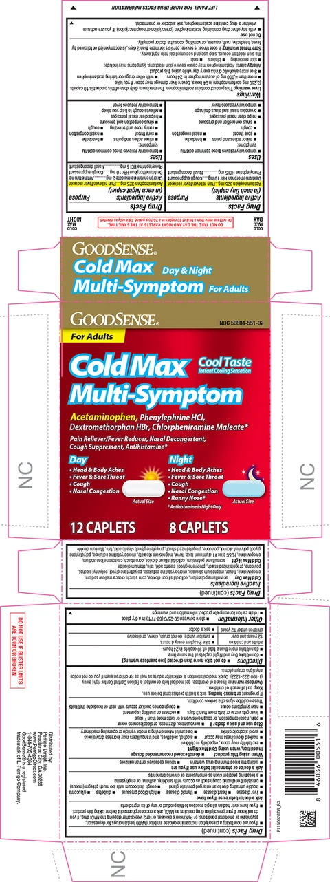 Cold Multi-Symptom Daytime and Nighttime 포장