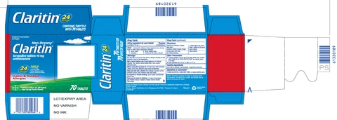 Claritin 포장