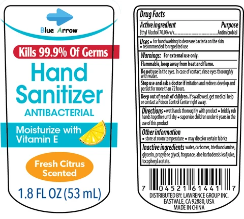 Blue Arrow Hand Sanitizer 1.8oz 포장