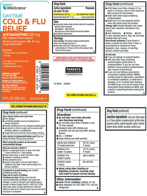 Daytime Cold and Flu Relief 포장