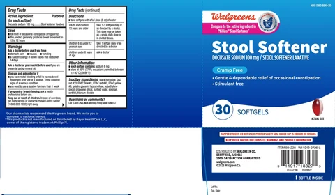 Stool Softener packaging