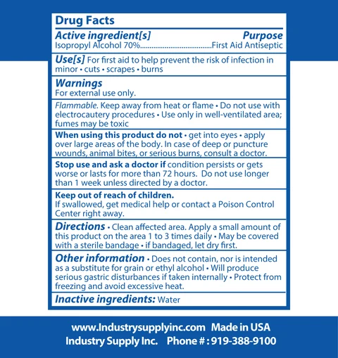 ISOPROPYL ALCOHOL 70% packaging
