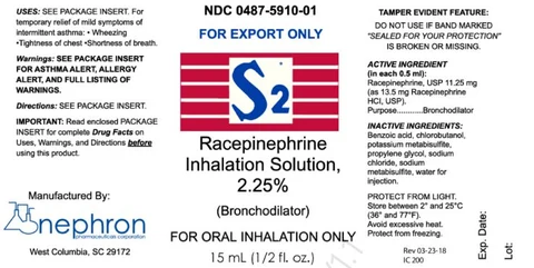 S2 RacepinephrineMULTI-DOSE 포장