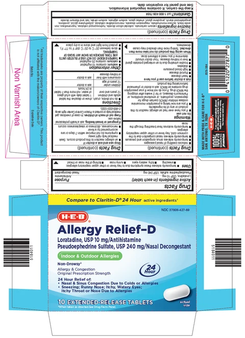 Loratadine and Pseudoephedrine Sulfate packaging