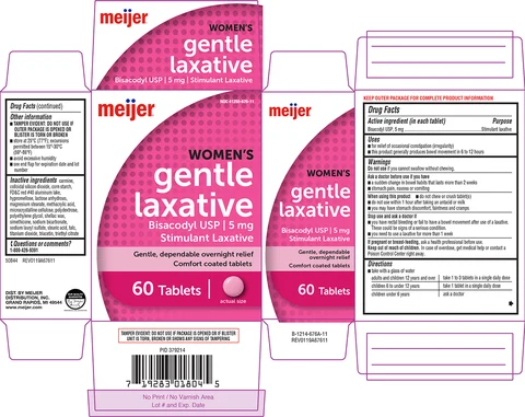 Womens gentle laxative packaging
