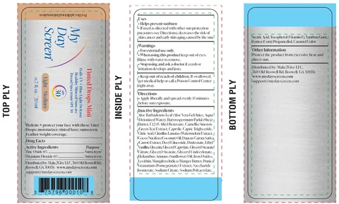 Light Medium Tinted Drops Mini packaging