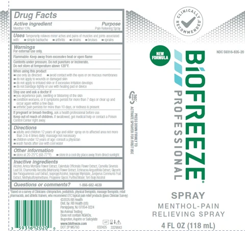 BiofreezeProfessional 포장