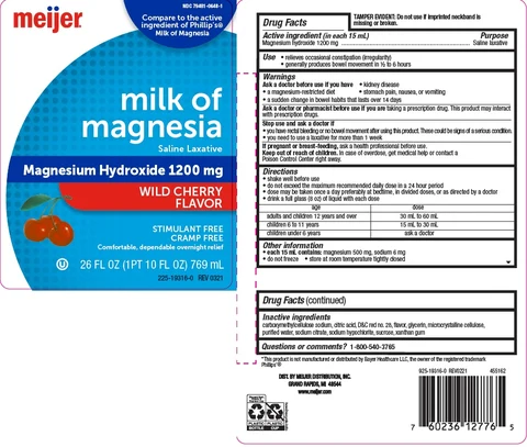 MILK OF MAGNESIA 포장