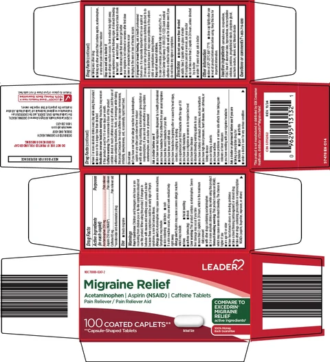 Leader Migraine Relief packaging